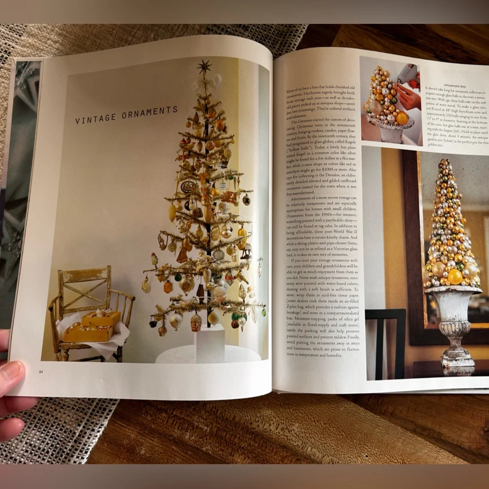 Martha Stewart Vintage Hardcover Book Handmade Christmas Craft Book Holiday